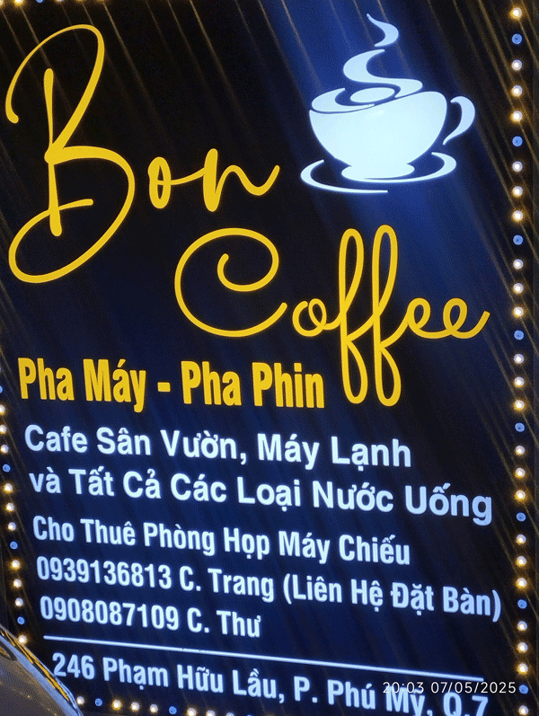 Cần sang lại quán cà phê Tại phường Phú Mỹ quận 7