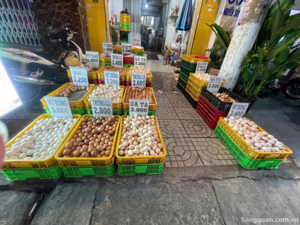 Sang lại tiệm trứng ở 37 Nguyễn Suý Phường Tân Quý quận Tân Phú.