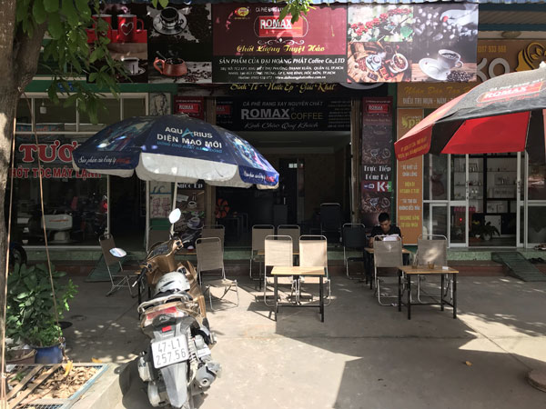Sang quán cafe nhượng quyền thương hiệu Romax MT Cách Mạng Tháng Tám, Lái Thiêu, Thuận An, Bình Dương