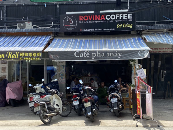 Sang quán ROVINA COFFEE mặt tiền Đường Cao lỗ Quận 8