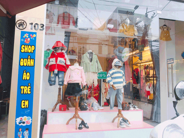 Sang shop quần áo trẻ em tại P. Mỹ An, Đà Nẵng