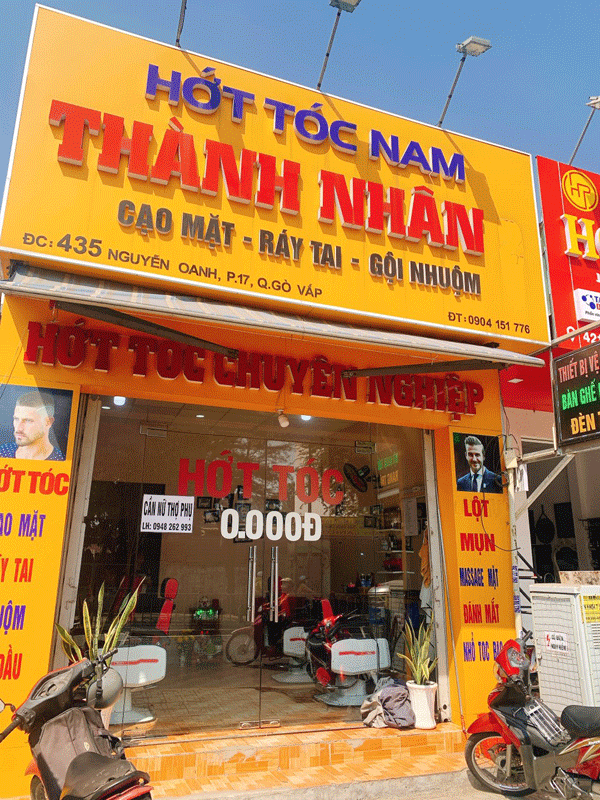  Sang Tiệm Tóc Nam MT 435 Nguyễn Oanh , Gò Vấp .