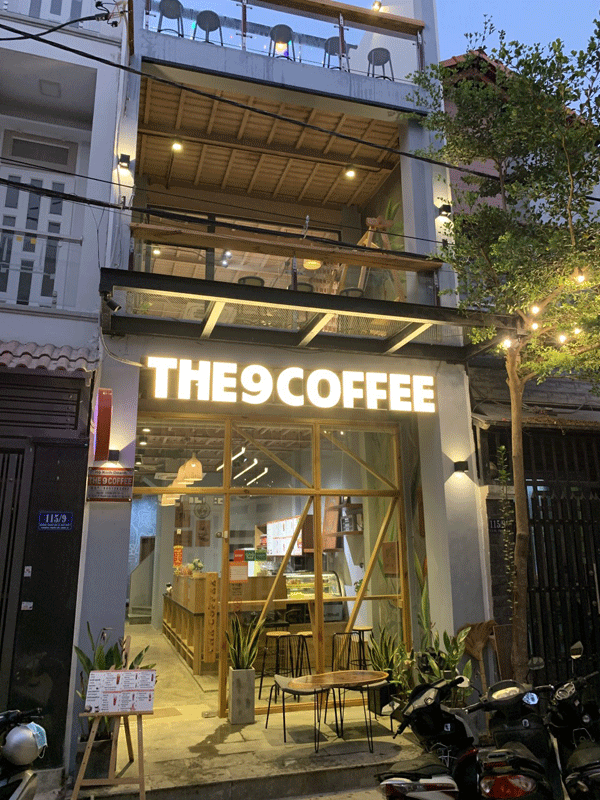  Sang Quán Cafe máy lạnh VP , The 9 Coffee , Thạnh Lộc 37 , F . Thạnh Lộc, Q.12