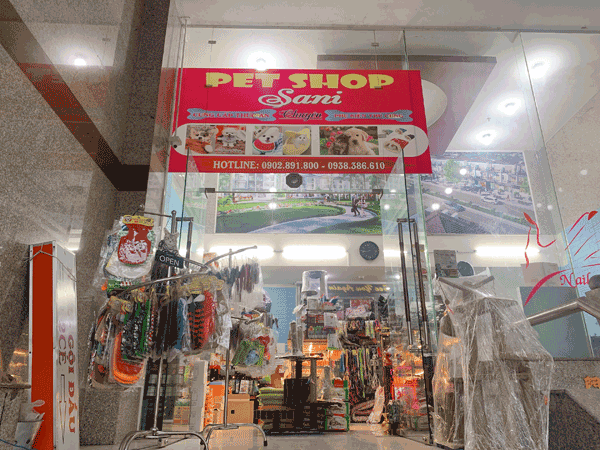  Sang Shop “ Pet thú cưng “ , MT số 6 Trương Công Định , Tân Bình.