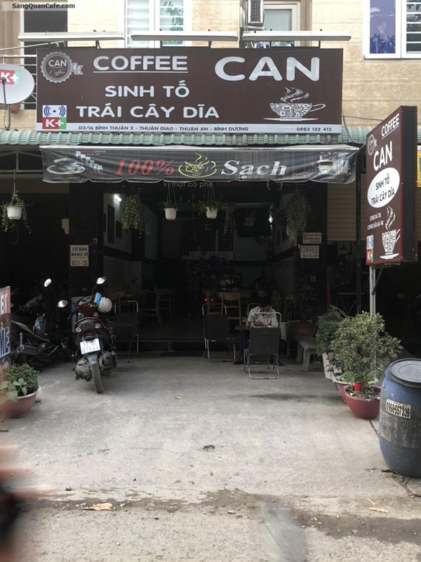 Sang quán coffee tại KDC Thuận Giao, Thuận An, Bình Dương.