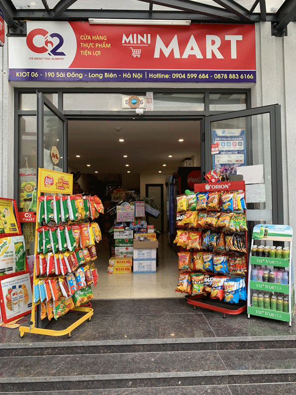 Sang nhượng siêu thị mini chung cư LOTUS 190 Sài Đồng, Long Biên, Hà Nội