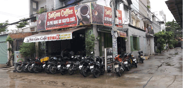   Sang quán cafe góc 2 mặt tiền đường ĐHT 08, Đông Hưng Thuận, quận 12
