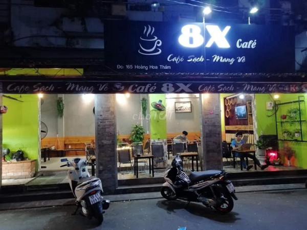 Sang quán cafe 2 mặt tiền đường Hoàng Hoa Thám quận tân bình