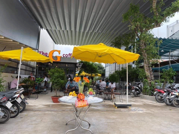Sang Quán Cafe Sân Vườn Tại Tân Phú, Q9