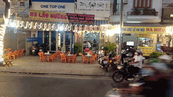  Sang nhượng quán ăn nhậu nằm mặt tiền đường Phạm Văn Đồng, quận Bình Thạnh.