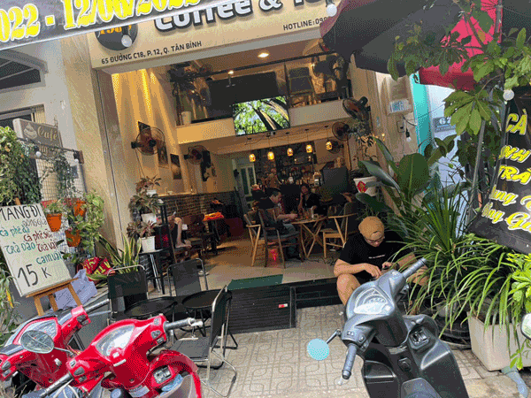 Sang Quán Cafe - Điểm Tâm , Khu K300 , MT Số 65 Đường C18 , F.12 , Tân Bình