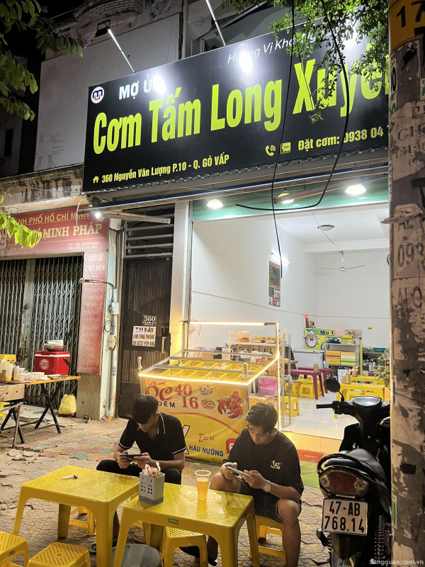 Sang mặt bằng quán ăn tại Nguyễn Văn Lượng , Quận Gò Vấp 