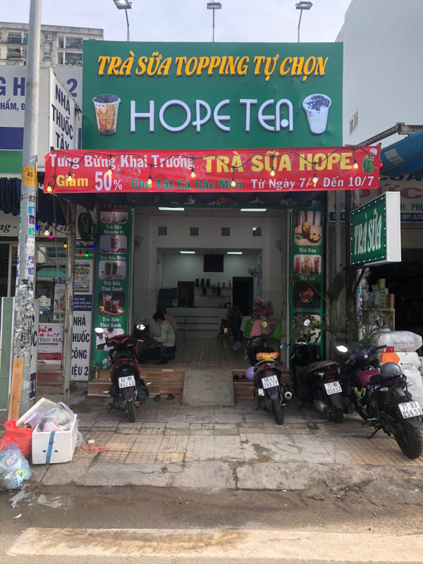 Sang quán trà sữa, mỳ cay , ăn vặt khu trung tâm quận Tân Phú