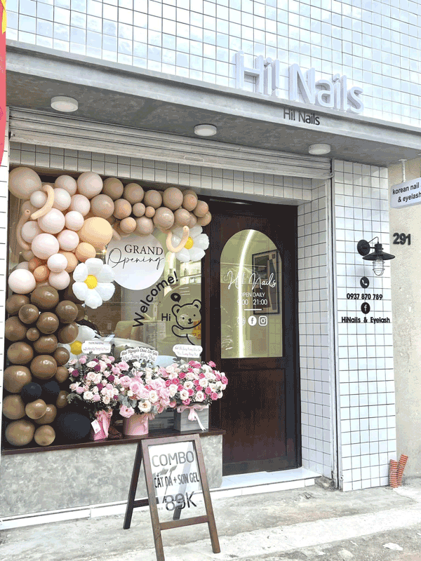Sang lại tiệm nail đã hoạt động 2 năm tại 289 Huỳnh Văn Bánh phường 11, quận Phú Nhuận