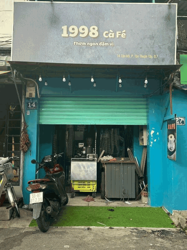 Sang quán cafe đang kinh doanh tại số 14 Đường Tân Mỹ, Phường Tân Thuận Tây, Quận 7