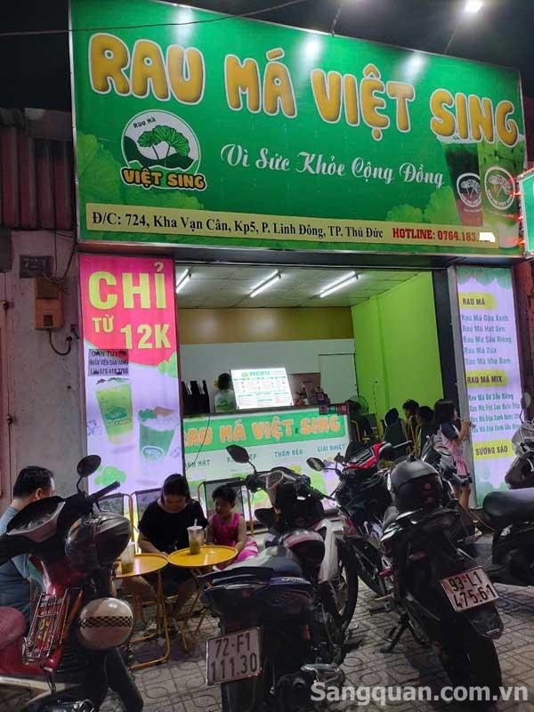 Sang Nhượng nhanh quán Rau Má Mix -Sinh Tố -Nước Ép. 