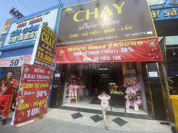 Sang Tiệm CHAY Tại  357, Đường Lê Văn Khương, Phường Hiệp Thành, Quận 12