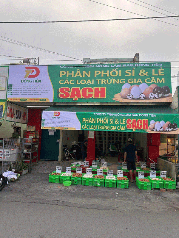 Sang lại cửa hàng trứng sạch ngay chợ gò xoài mặt tiền đường ấp chiến lược
