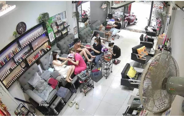Sang tiệm NAIL MI TÓC SPA Đối diện chung cư Khang Gia