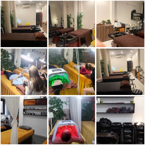 Sang tiệm NAIL MI TÓC SPA Đối diện chung cư Khang Gia