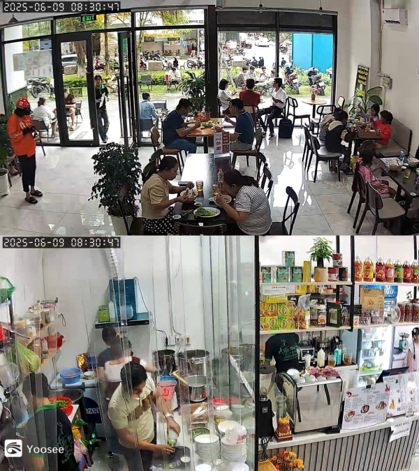 Sang quán cà phê đồ ăn sáng Ngay sảnh chung cư THE PRIVIA khang Điền
