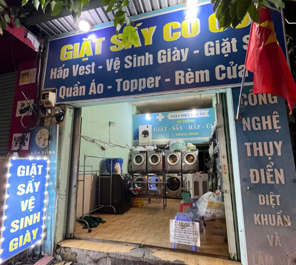 Sang tiệm giặt đường Trần Hưng Đạo, đông hoà, dĩ an, bình dương